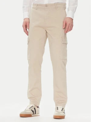 Pepe Jeans Spodnie materiałowe PM211907 Beżowy Slim Fit