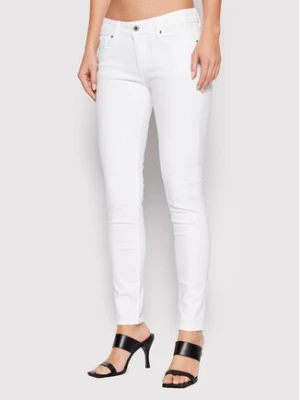 Pepe Jeans Spodnie materiałowe Soho PL211539U91 Biały Skinny Fit