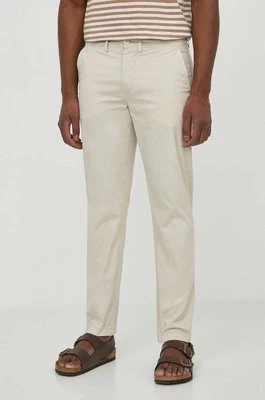 Pepe Jeans spodnie męskie kolor beżowy proste