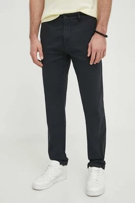 Pepe Jeans spodnie męskie kolor czarny dopasowane
