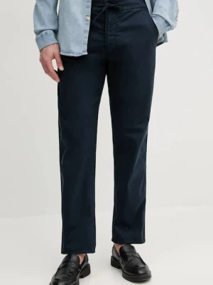 Pepe Jeans spodnie PULL ON COMFORT CHINO granatowy