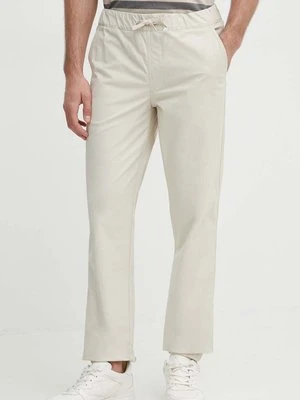 Pepe Jeans spodnie PULL ON CUFFED SMART PANTS męskie kolor beżowy dopasowane PM211687