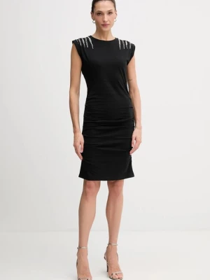 Pepe Jeans sukienka bawełniana kolor czarny mini dopasowana PL9537726