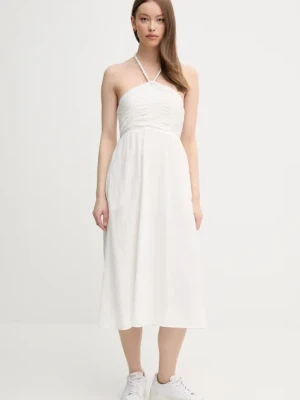 Pepe Jeans sukienka DOROTHA kolor beżowy mini rozkloszowana PL953689