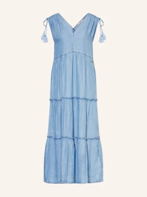 Pepe Jeans Sukienka Effie W Stylu Jeansowym blau