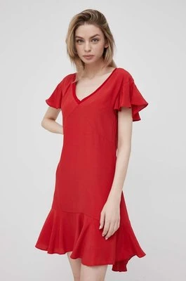 Pepe Jeans sukienka Iren kolor czerwony mini prosta