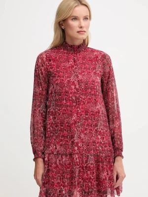 Pepe Jeans sukienka kolor czerwony mini prosta PL9537711