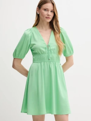 Pepe Jeans sukienka kolor zielony mini rozkloszowana PL953753