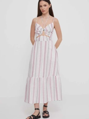 Pepe Jeans sukienka lniana DIANA