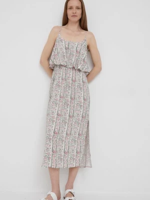 Pepe Jeans sukienka MARTINE maxi prosta