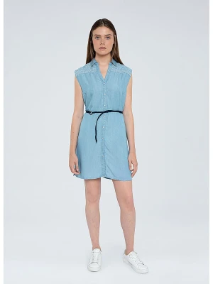 Pepe Jeans Sukienka w kolorze błękitnym rozmiar: M