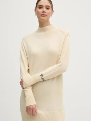 Pepe Jeans sukienka z domieszką wełny HAZEL DRESS