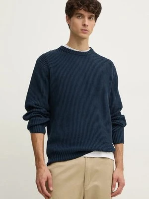 Pepe Jeans sweter bawełniany COLIN CREW NECK kolor granatowy PM702478