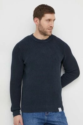 Pepe Jeans sweter bawełniany kolor granatowy
