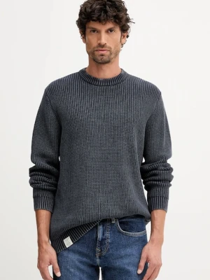 Pepe Jeans sweter bawełniany męski kolor granatowy ciepły PM7000022