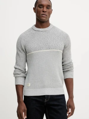 Pepe Jeans sweter bawełniany męski kolor szary ciepły PM7000019