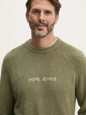 Pepe Jeans sweter CLOY męski kolor zielony lekki PM702461