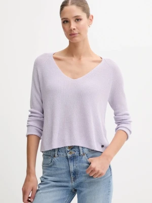 Zdjęcie produktu Pepe Jeans sweter damski kolor fioletowy lekki PL702309