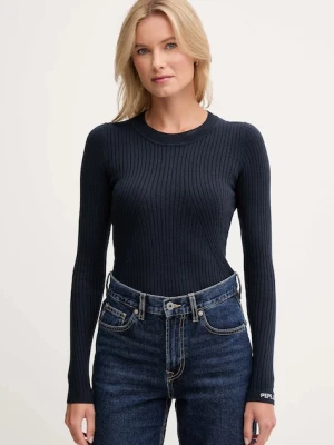 Pepe Jeans sweter damski kolor granatowy lekki PL7000025