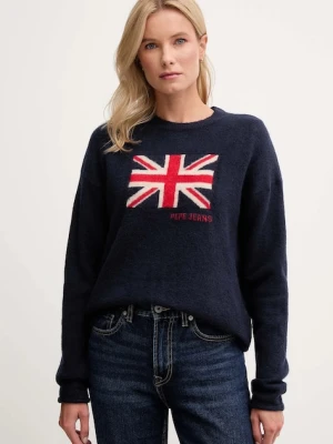 Pepe Jeans sweter damski kolor granatowy PL7000058