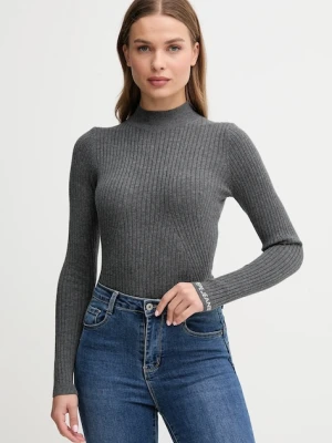 Pepe Jeans sweter damski kolor szary lekki z półgolfem PL7000026