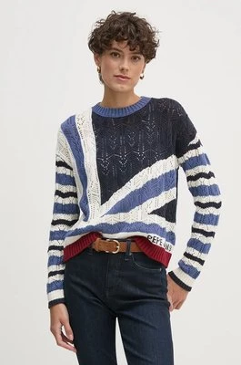 Pepe Jeans sweter HARLOW damski kolor granatowy PL702202