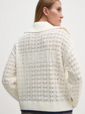Zdjęcie produktu Pepe Jeans sweter IVA damski kolor beżowy lekki PL702165