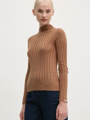 Pepe Jeans sweter IZABEL TURTLENECK damski kolor beżowy PL702224