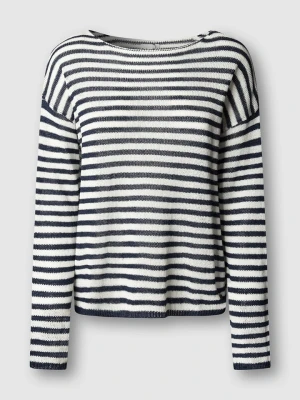 Pepe Jeans Sweter "Kalua" w kolorze czarno-białym rozmiar: L