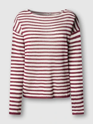 Pepe Jeans Sweter "Kalua" w kolorze czerwono-białym rozmiar: L