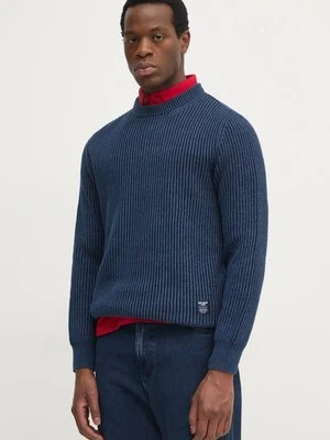 Pepe Jeans sweter LAWSON CREW NECK męski kolor granatowy PM702496