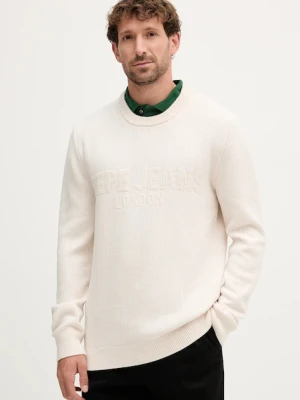 Pepe Jeans sweter męski kolor beżowy PM7000016