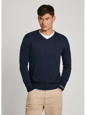 Pepe Jeans Sweter "New Andre" w kolorze granatowym rozmiar: S