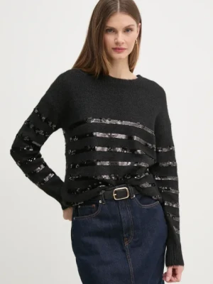 Pepe Jeans sweter NINA damski kolor czarny lekki PL702242