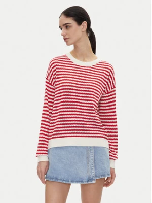 Pepe Jeans Sweter Poppy PL702278 Czerwony Regular Fit