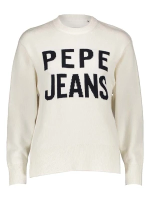 Pepe Jeans Sweter w kolorze kremowym rozmiar: S