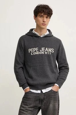 Pepe Jeans sweter z domieszką wełny CARSON męski kolor szary PM702459