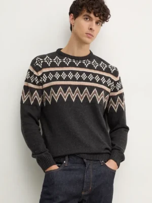 Pepe Jeans sweter z domieszką wełny CHRISTOPHER męski kolor szary ciepły PM702460