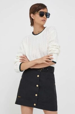 Pepe Jeans sweter z domieszką wełny damski kolor beżowy lekki