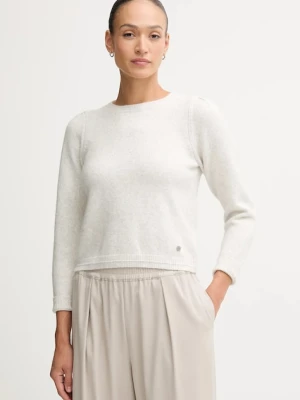 Pepe Jeans sweter z domieszką wełny damski kolor beżowy PL7000045