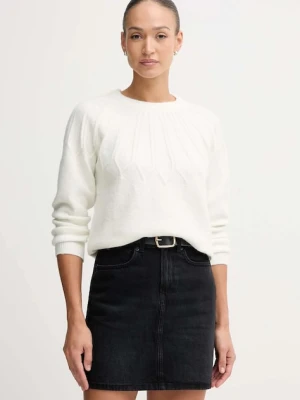 Pepe Jeans sweter z domieszką wełny damski kolor beżowy PL7000061