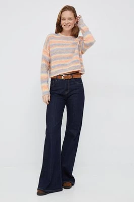 Pepe Jeans sweter z domieszką wełny damski lekki