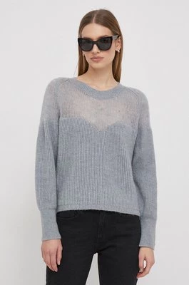 Pepe Jeans sweter z domieszką wełny FEMKE damski kolor szary ciepły