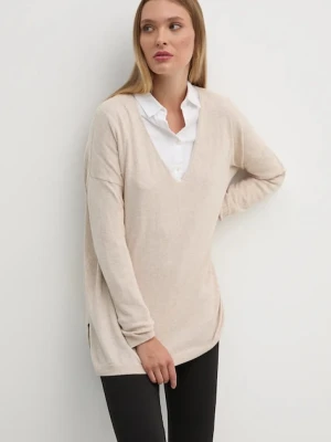 Pepe Jeans sweter z domieszką wełny ISELA V-NECK