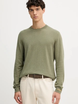 Pepe Jeans sweter z domieszką wełny męski kolor zielony lekki PM7000013