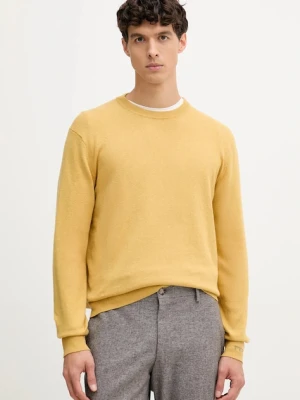 Pepe Jeans sweter z domieszką wełny męski kolor żółty lekki PM7000013