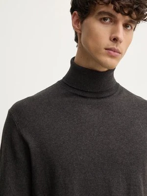 Pepe Jeans sweter z domieszką wełny NEW ANDRE TURTLE NECK męski kolor szary lekki z golferm PM702470