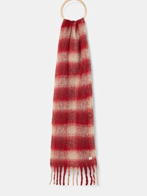 Pepe Jeans szalik damski kolor bordowy wzorzysty PL1100002