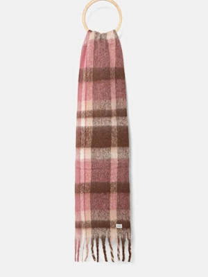 Pepe Jeans szalik damski kolor różowy wzorzysty PL1100011