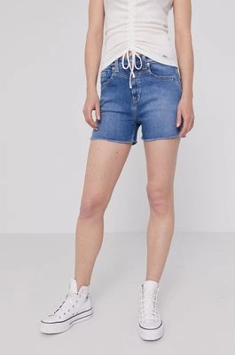 Pepe Jeans Szorty jeansowe Mary Archive damskie gładkie high waist